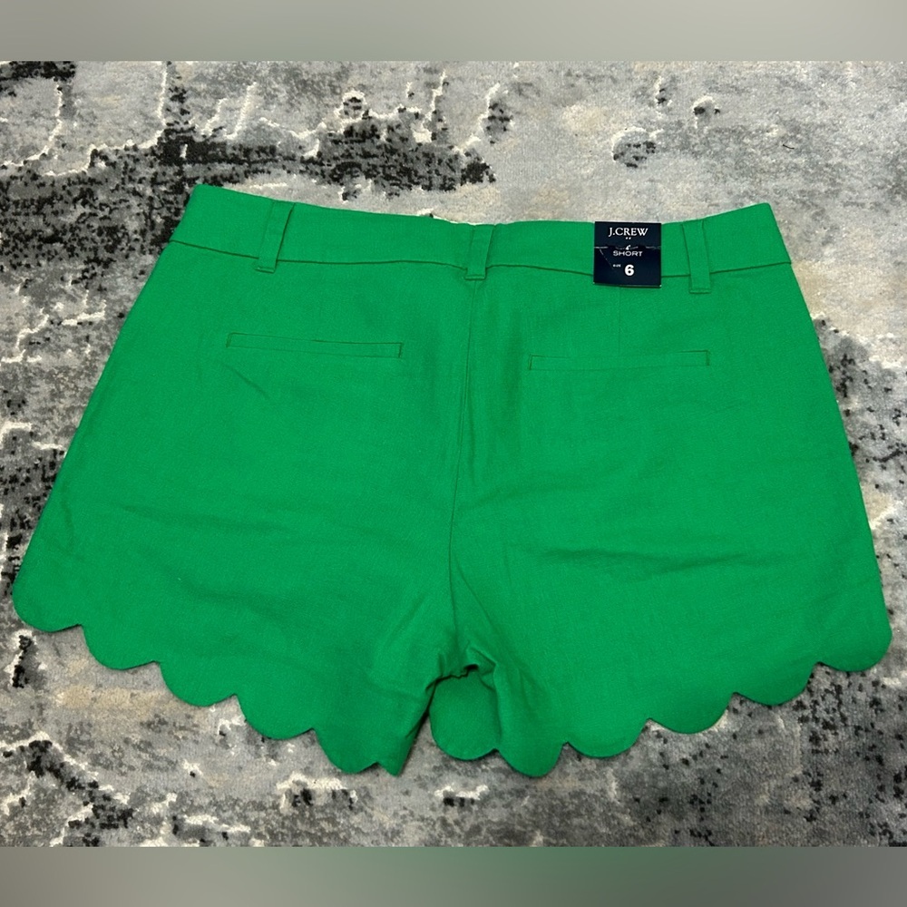 J. Crew Linen Blend Shorts NWT - Size 6 - Picture 4 of 5